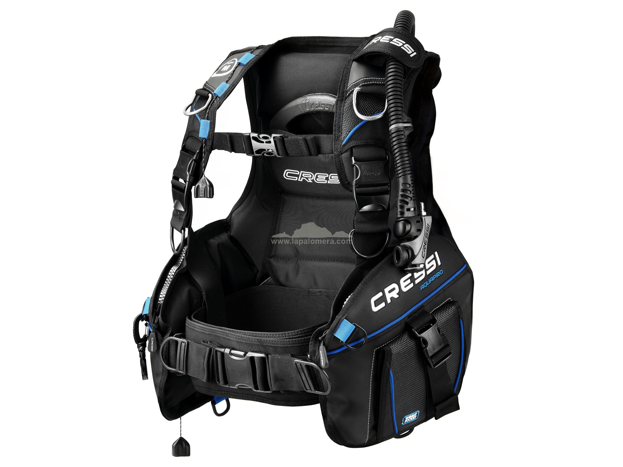 Amazon.com : Cressi Aquapro+, Black/Blue, S : Sports & Outdoors